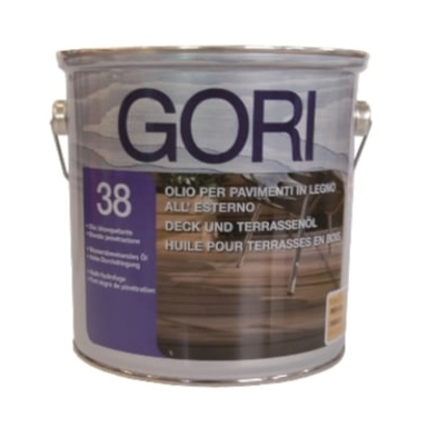 GORI 38 Olio per pavimenti in legno all’esterno GORI 38 Olio per pavimenti in legno all’esterno