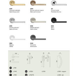 Maniglia DnD Serie Luce P