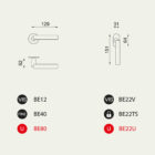 Maniglia DnD Serie Boole 3